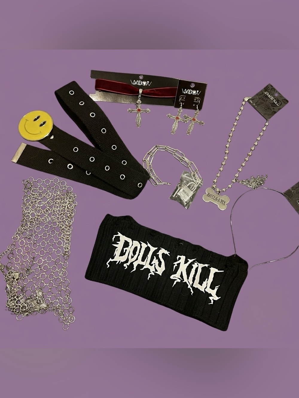 Dolls Kill Jewelry and Accessories Bundle